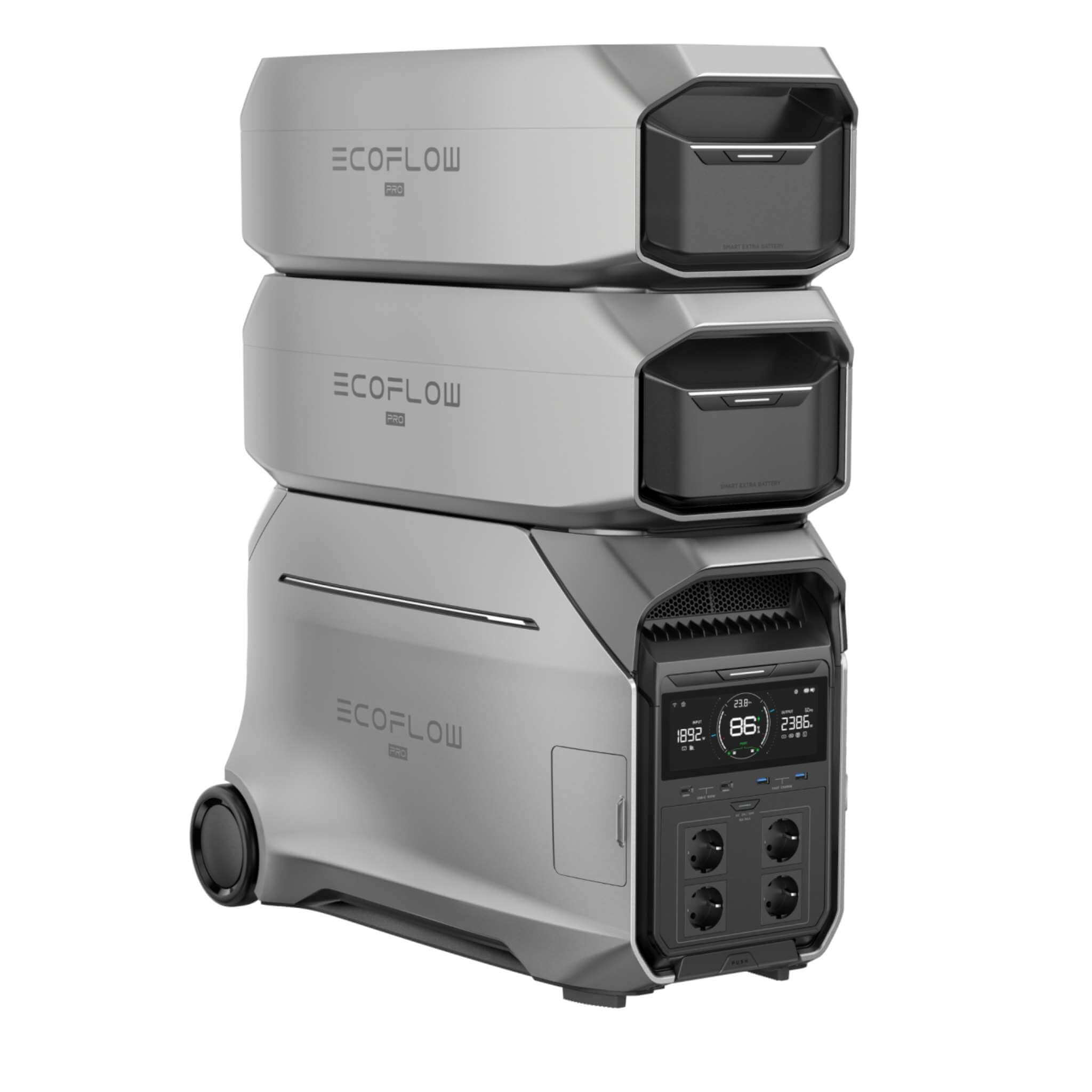 Delta Pro 3 Extra Battery 9 Batterie Supplémentaire Intelligente pour EcoFlow DELTA Pro - Deux Extra Battery