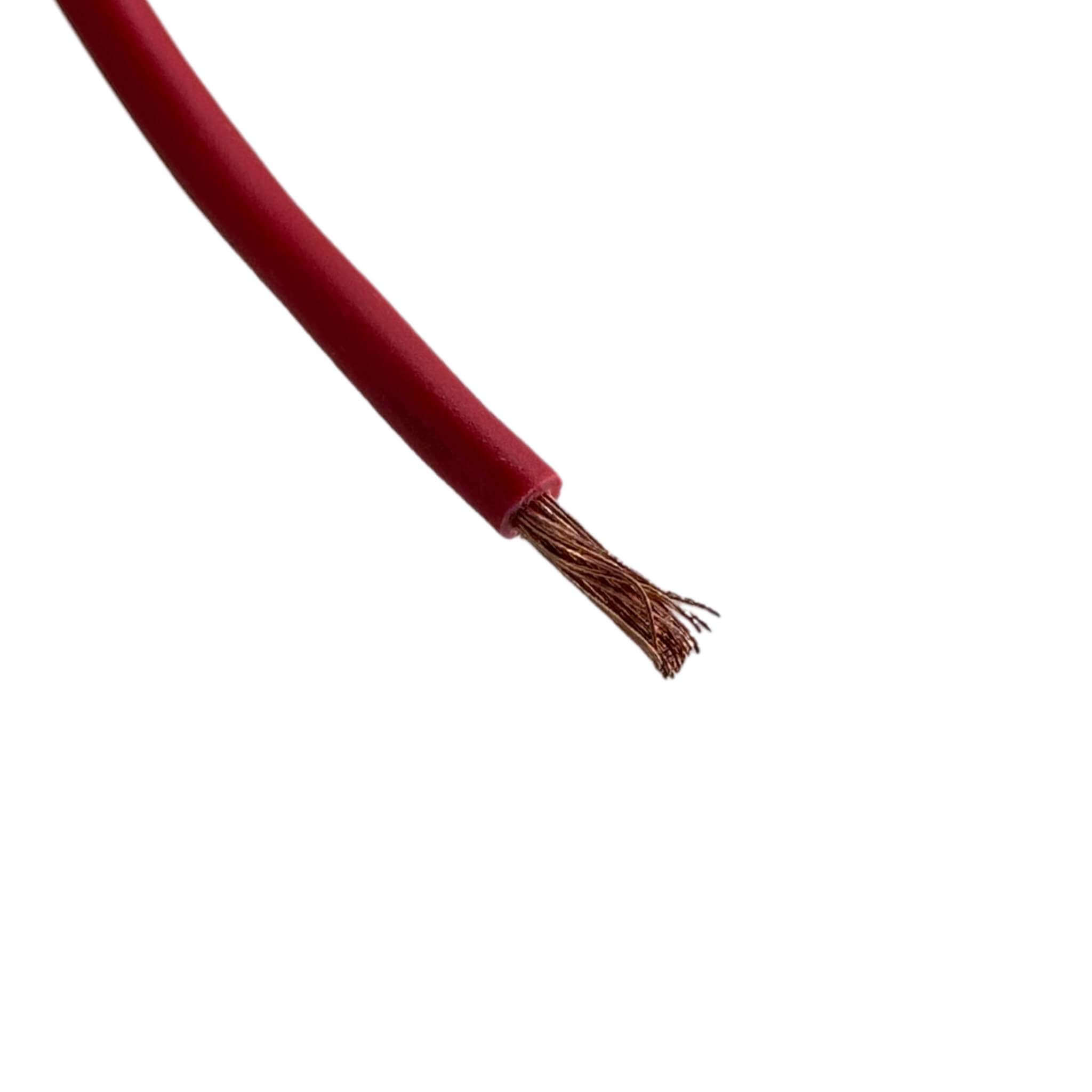 Cable Souple 2.5mm² Rouge H07V-K 1 Cable Souple 2.5mm² Rouge H07V-K