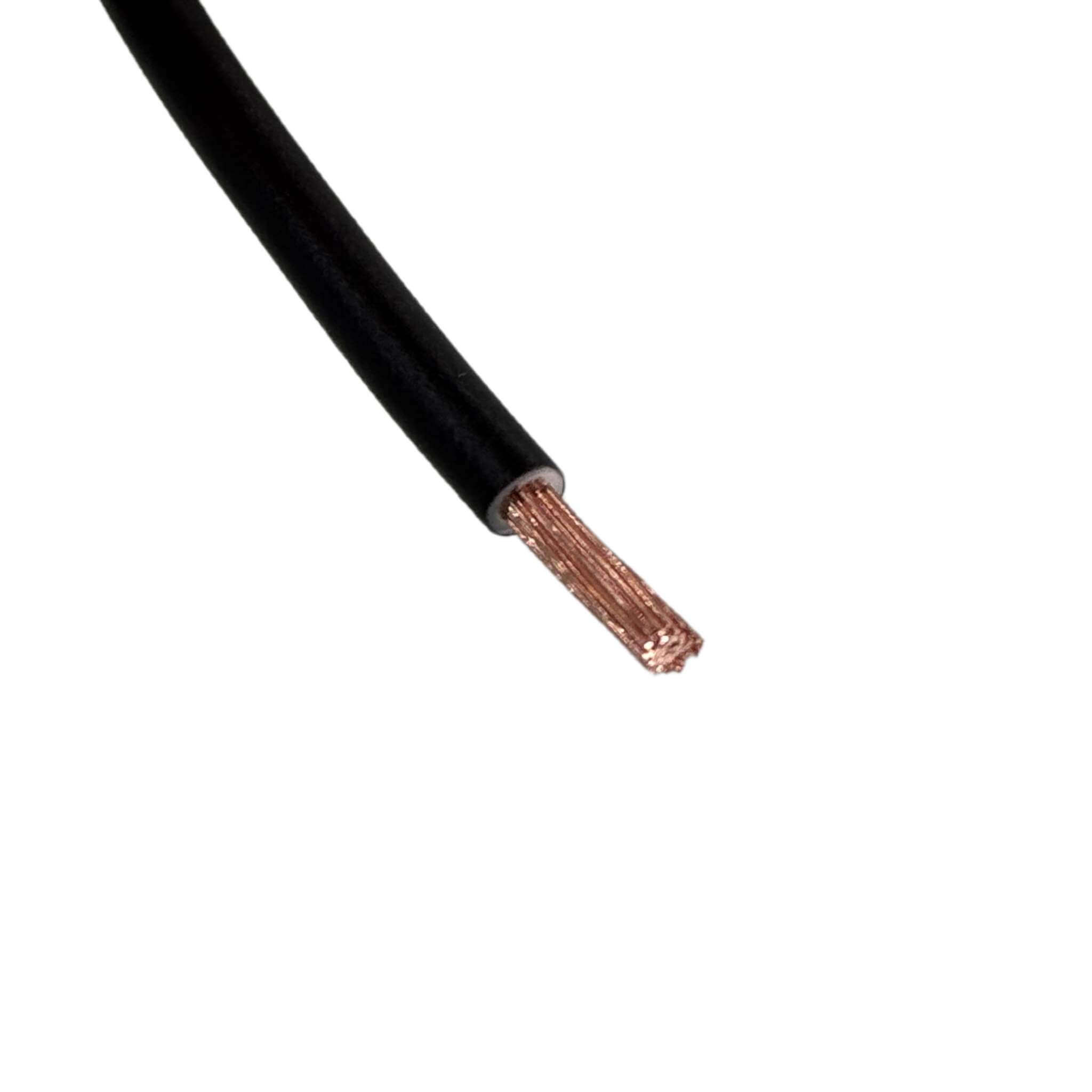 Cable Souple 6mm² Noir H07V-K 1 Cable Souple 6mm² Noir H07V-K