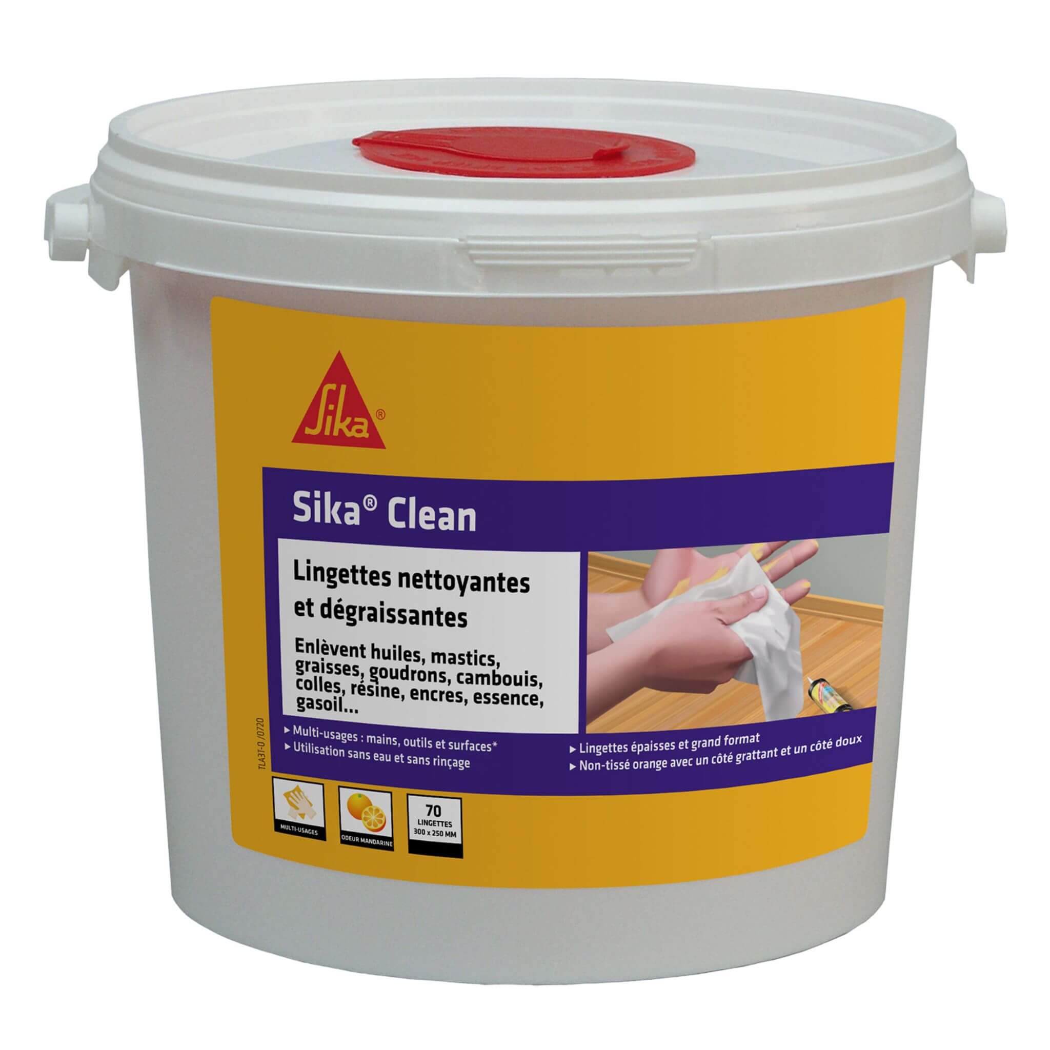 Sika Clean : Lingettes Nettoyantes Mastic / Colles 1 Sika Clean : Lingettes Nettoyantes Mastic / Colles