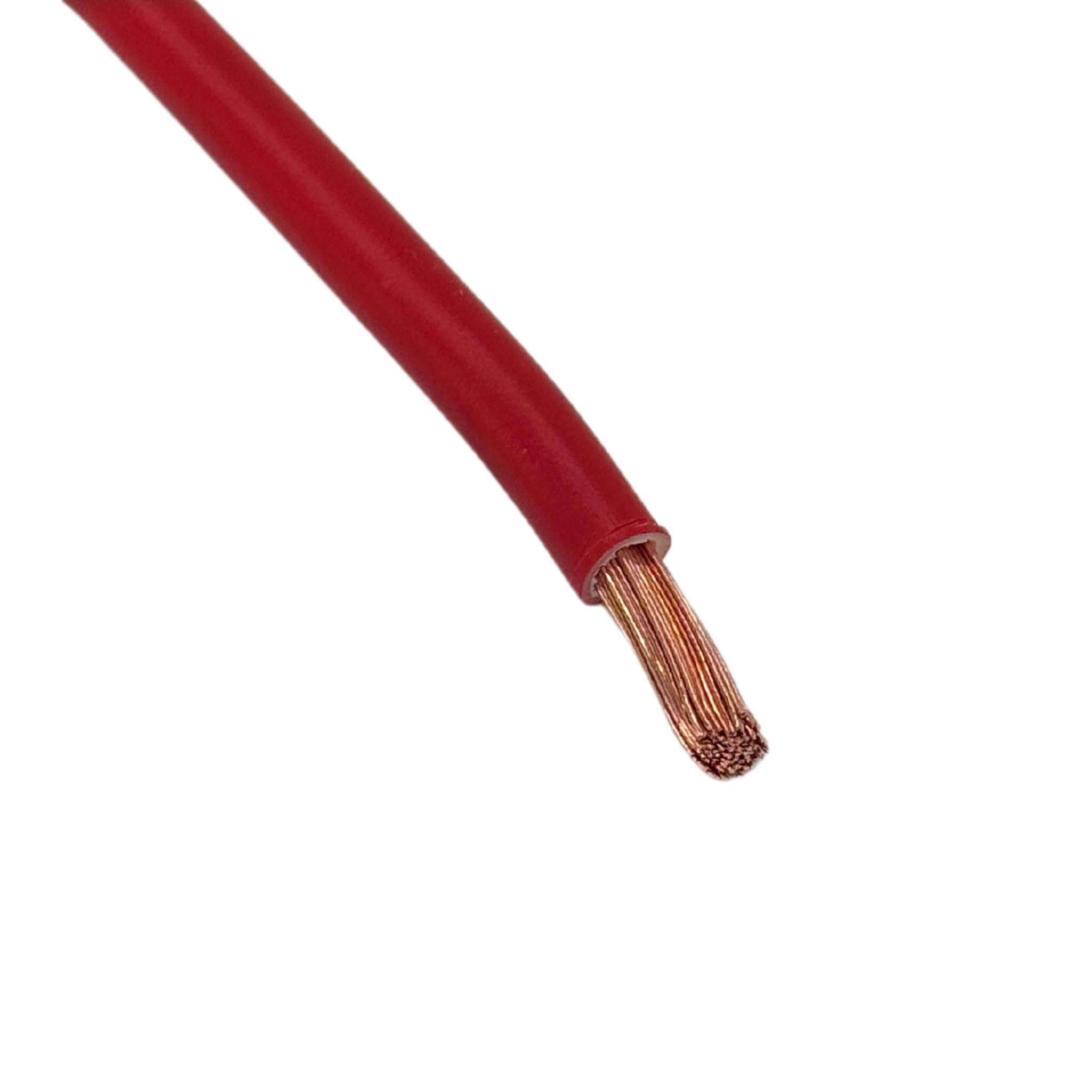 Cable Souple 6mm² Rouge H07V-K 1 Cable Souple 6mm² Rouge H07V-K