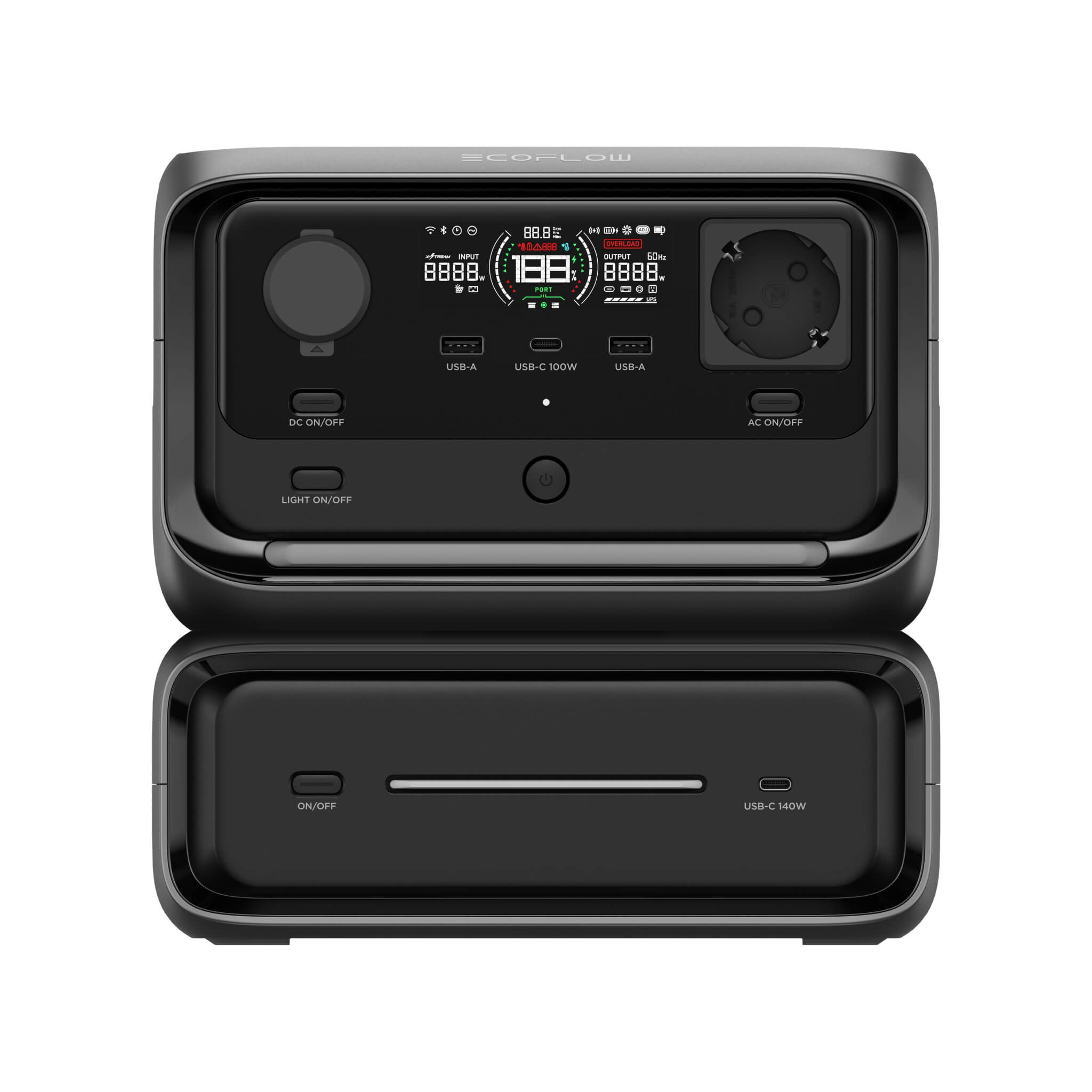 Ecoflow Batterie River 3 Max - 572Wh 2 Autonomie électrique pour votre van avec la batterie portable River 3 Max