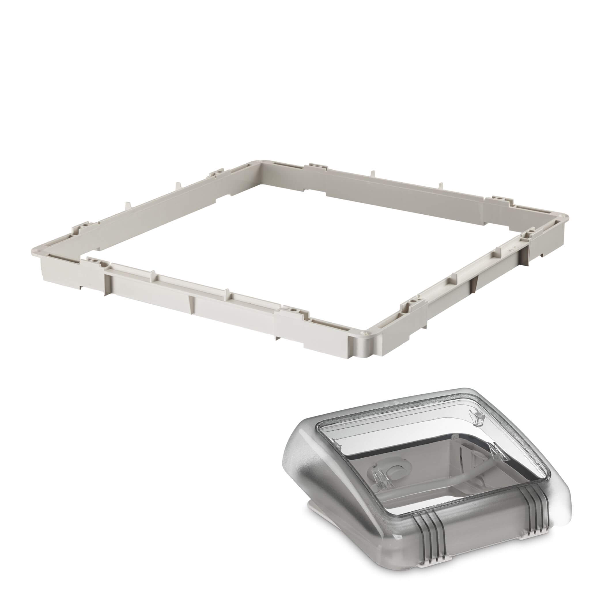 Cadre adaptateur pour lanterneau Dometic Micro Heki AF - épaisseur de toit 43-60mm 2 Cadre adaptateur pour lanterneau Micro Heki de chez Dometic
