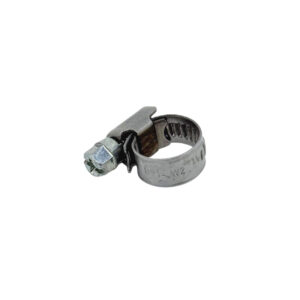 Collier à bande pleine en acier galvanisé 8 x14 mm