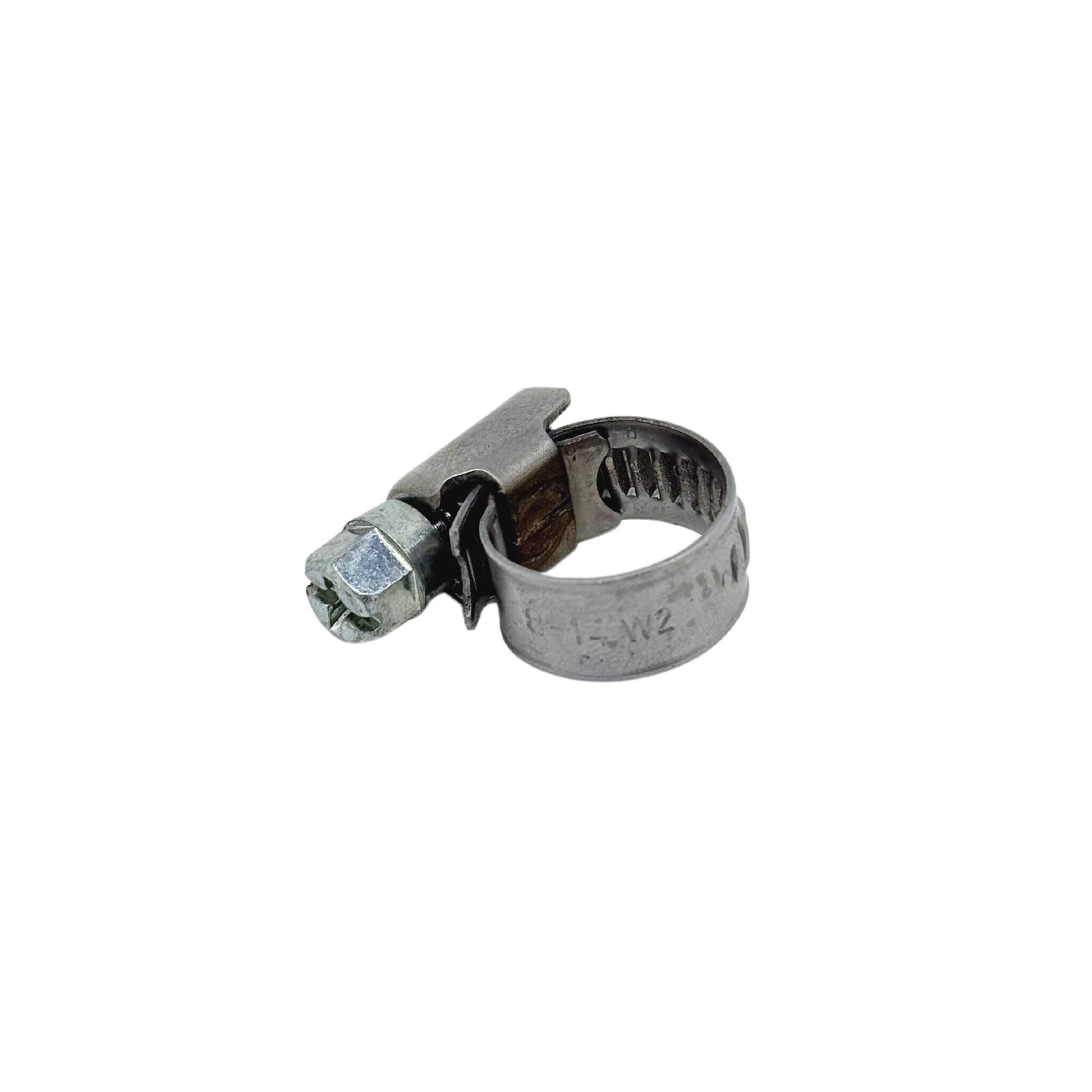 Collier à bande pleine en acier galvanisé 8 x14 mm 1 Collier à bande pleine en acier galvanisé 8 x14 mm