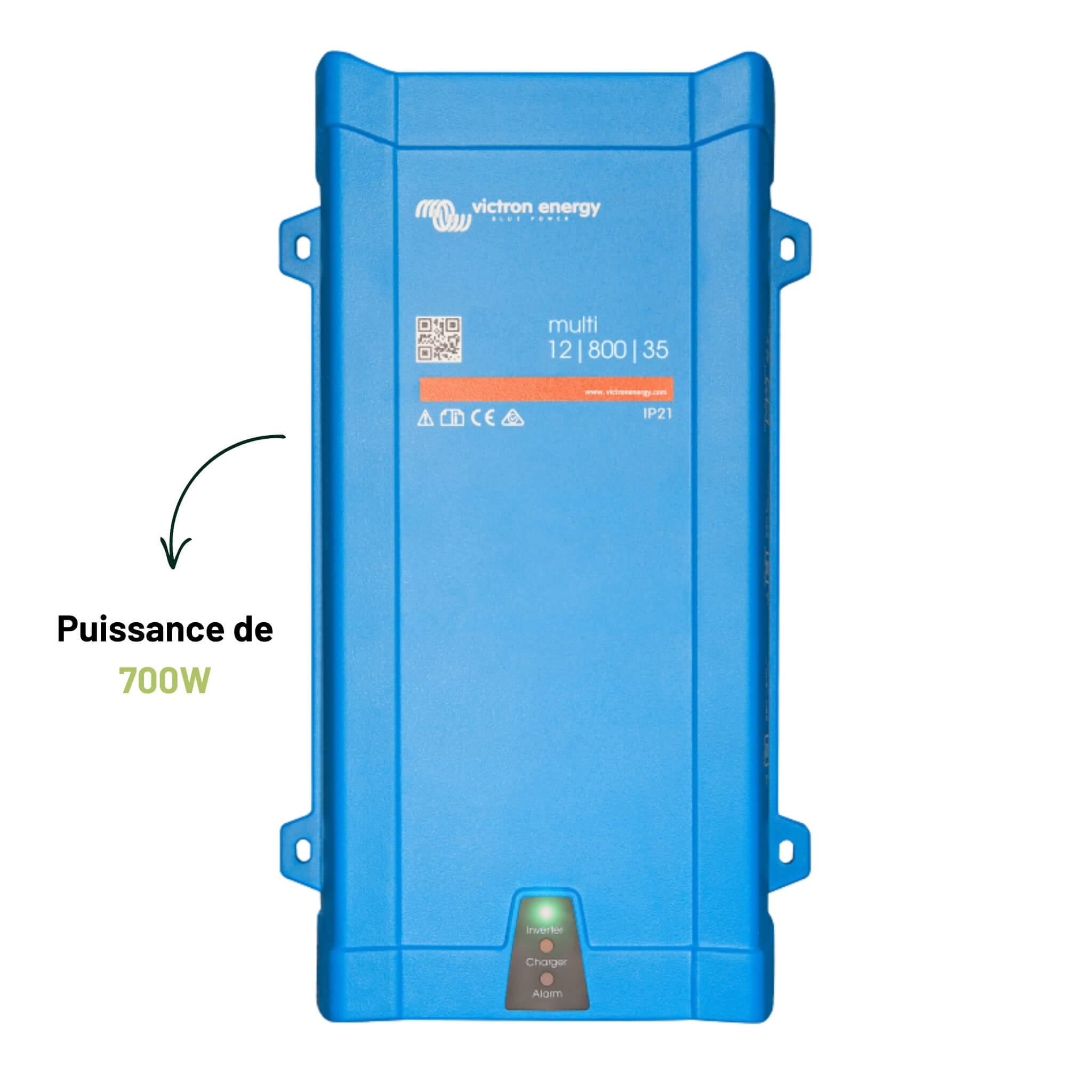Convertisseur chargeur Multiplus 12/800/35 Victron Energy 2 Combiné Multiplus 12v 800w 35 puissance de 700W