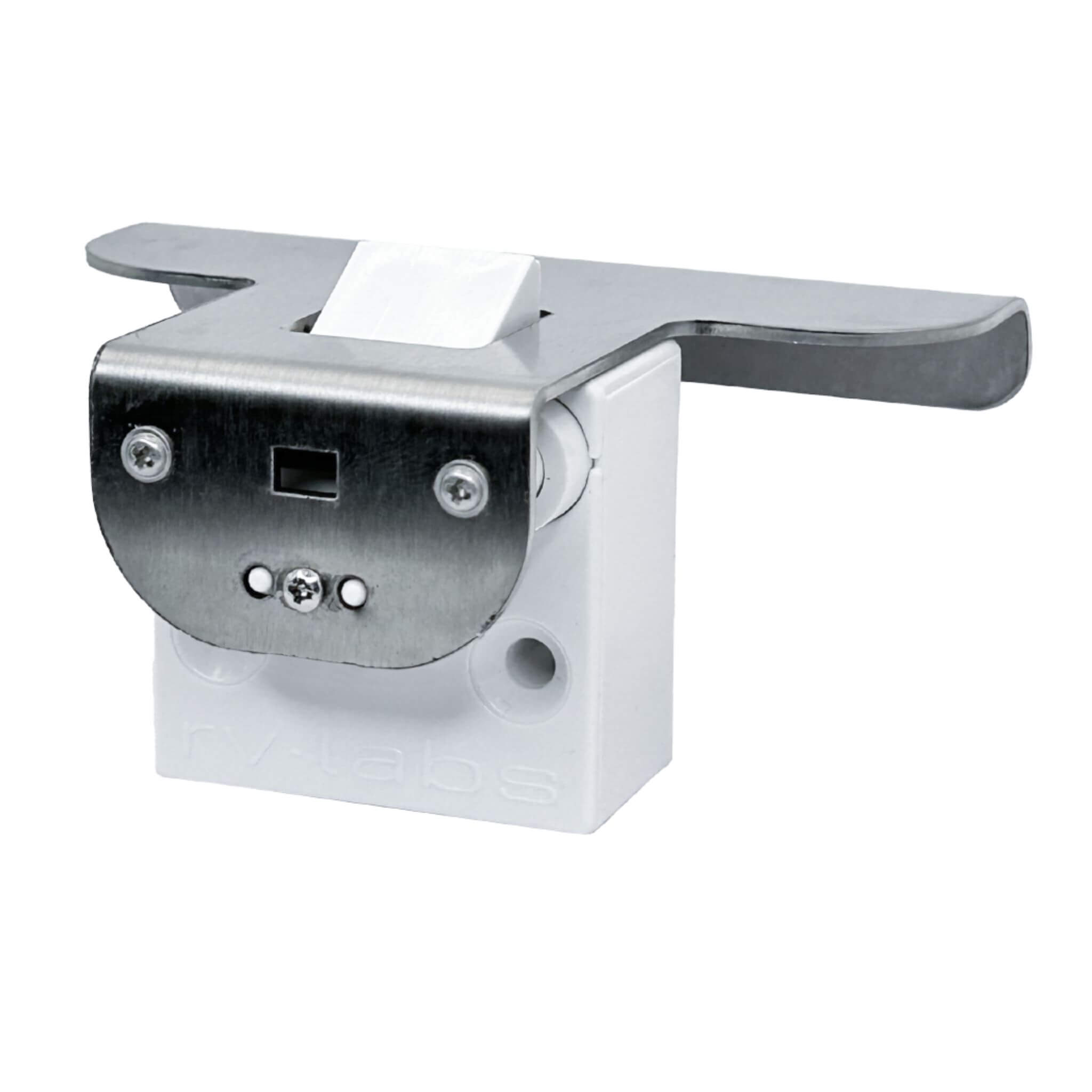 Poignée Pull-Lock Inox brossé 100mm VASP 3 Vue arrière D100SS