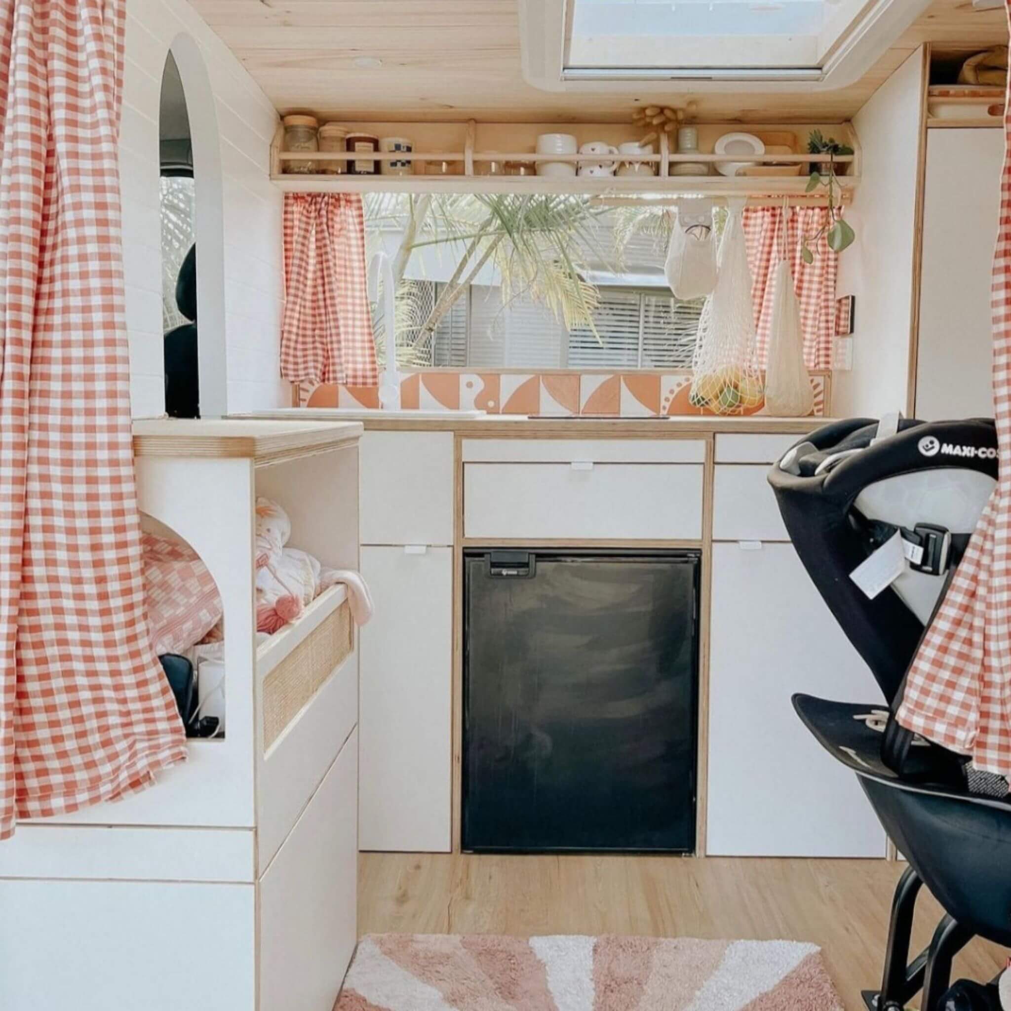 Poignée meuble Pull-Lock Blanc 42mm VASP 2 Cuisine et rangement van avec poignées RV LABS homologuée VASP