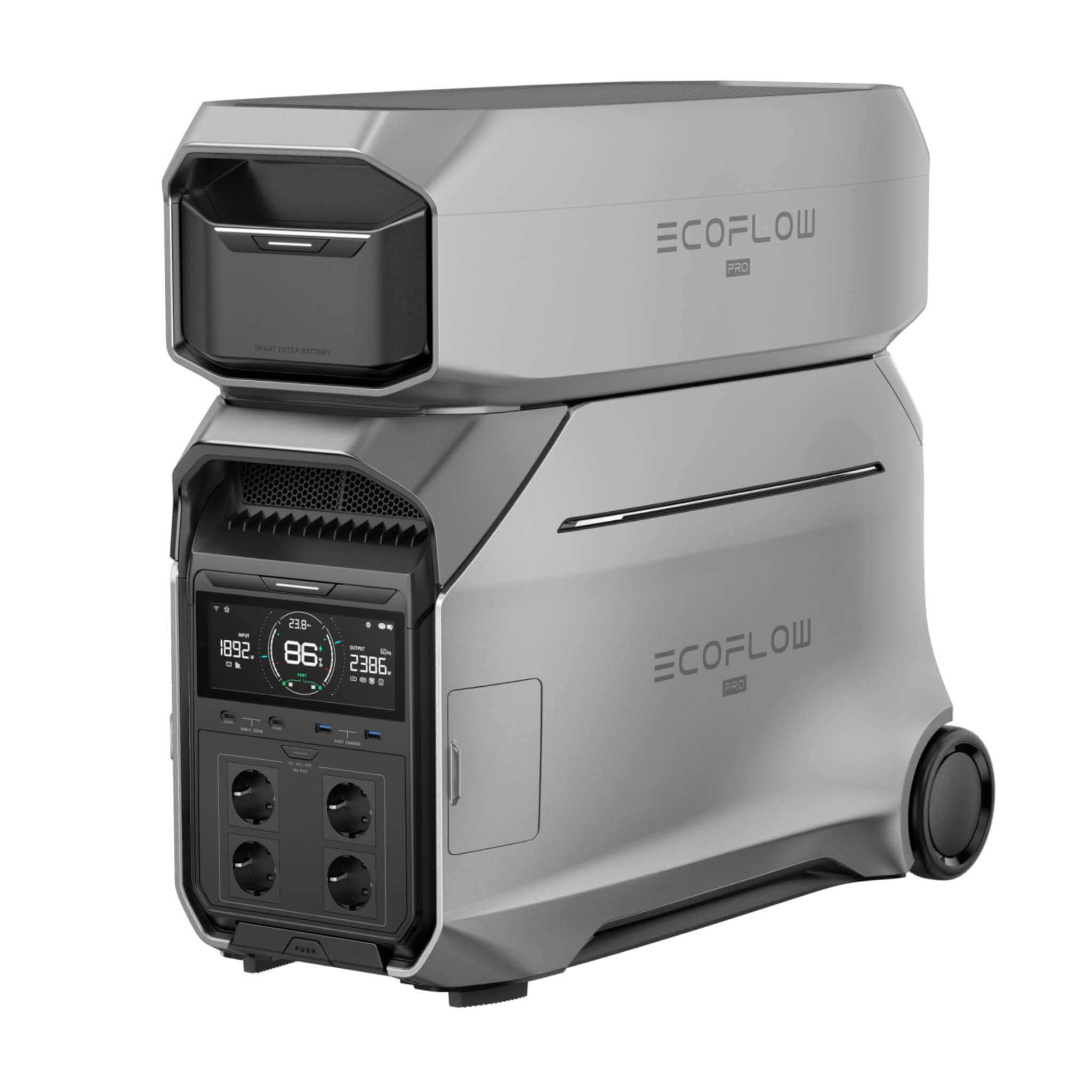 Delta Pro 3 Extra Battery 12 Batterie Supplémentaire Intelligente pour EcoFlow DELTA Pro dans un fourgon