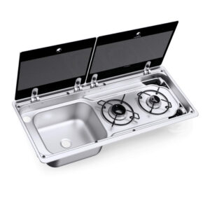 Combiné plaque de cuisson et évier Dometic MO 9722L 760 x 325 mm