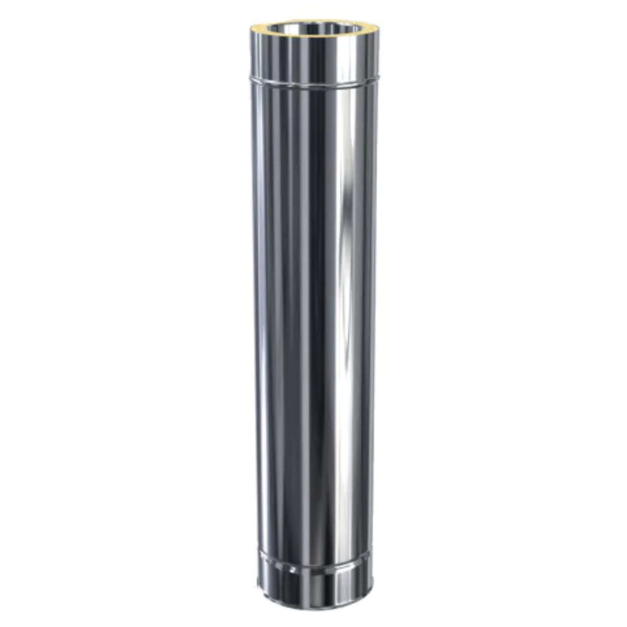 Conduit pour poêle double paroi Inox 1000 mm 1 Conduit pour poêle double paroi Inox 1000 mm