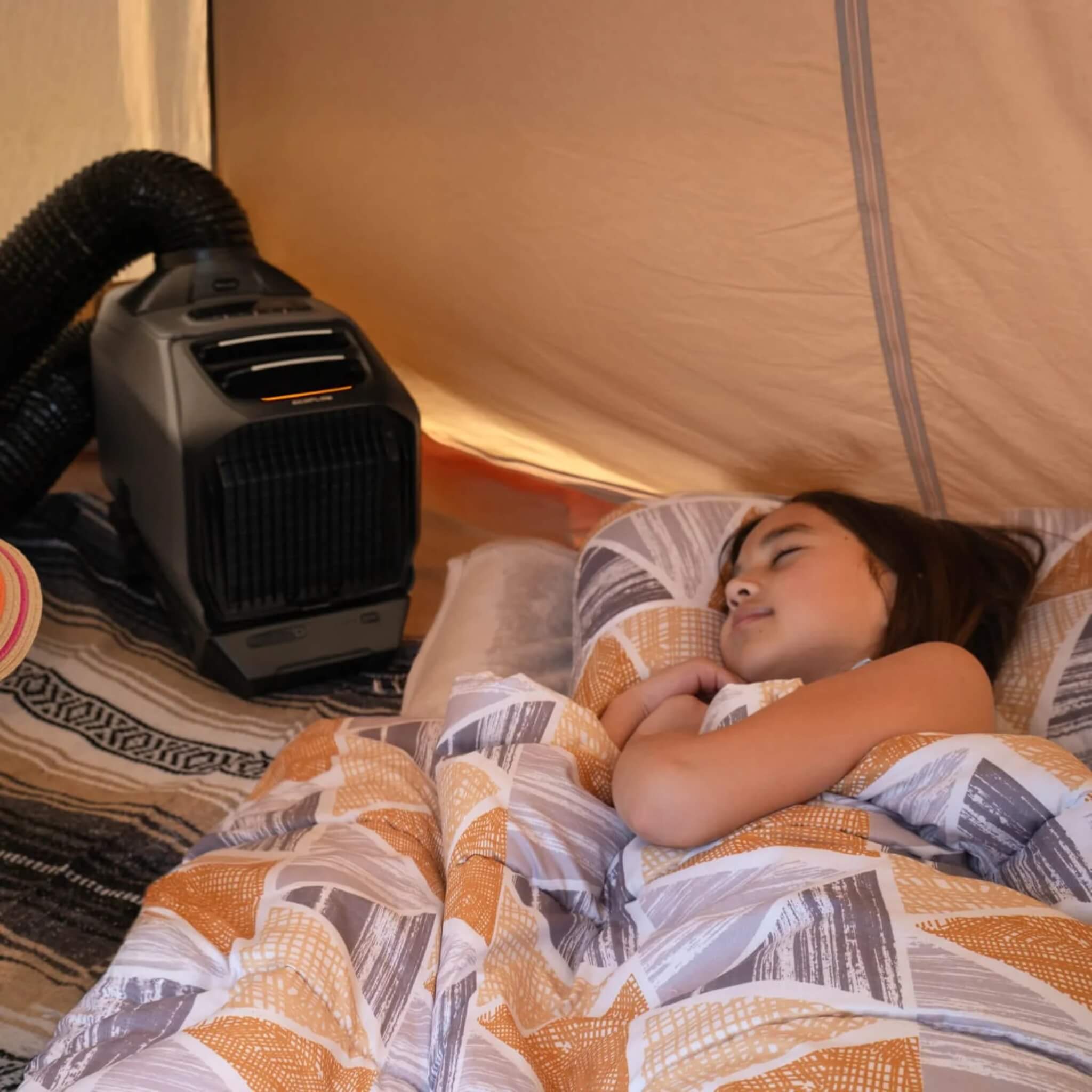 EcoFlow Wave 3 Climatiseur Réversible Portable 7 44 à 55 dB avec l'Ecoflow Wave 3