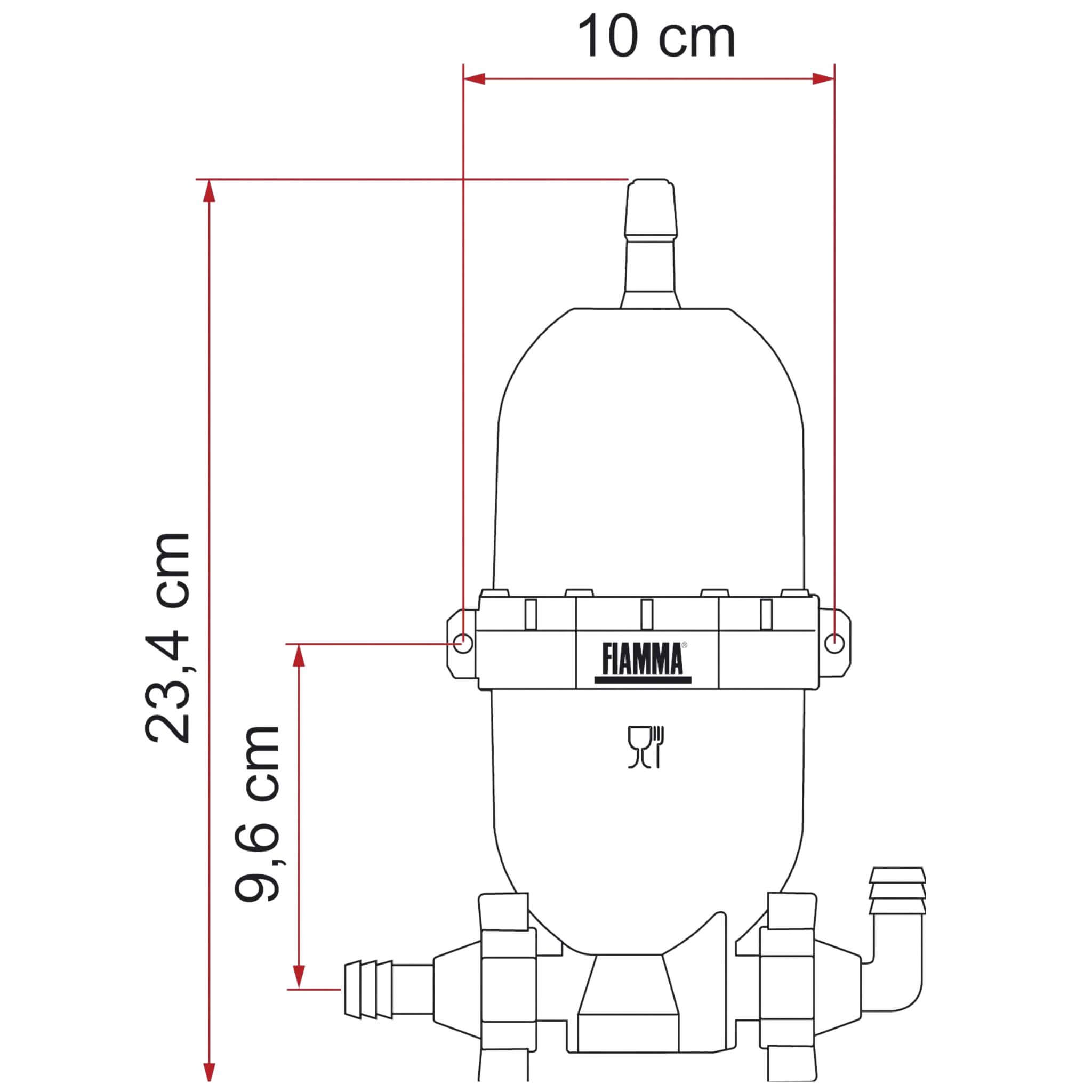 Vase d'expansion Fiamma A20 2 Fiamma,vase d'expansion-a20,shema