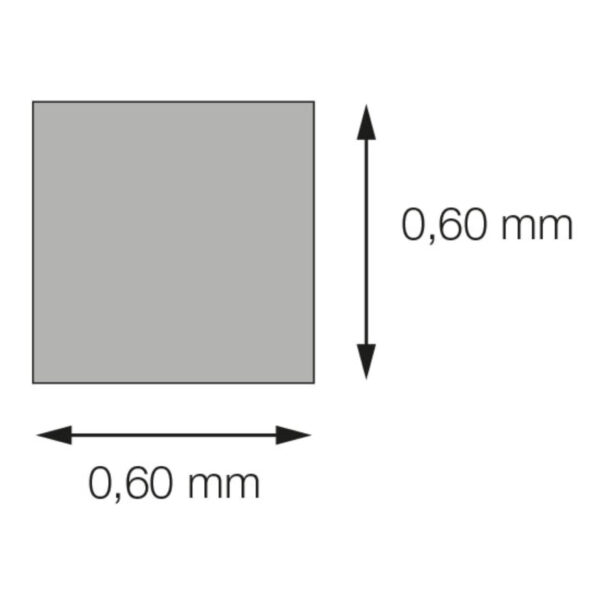 Schema explicatif fil a couper section carree 0.6mm