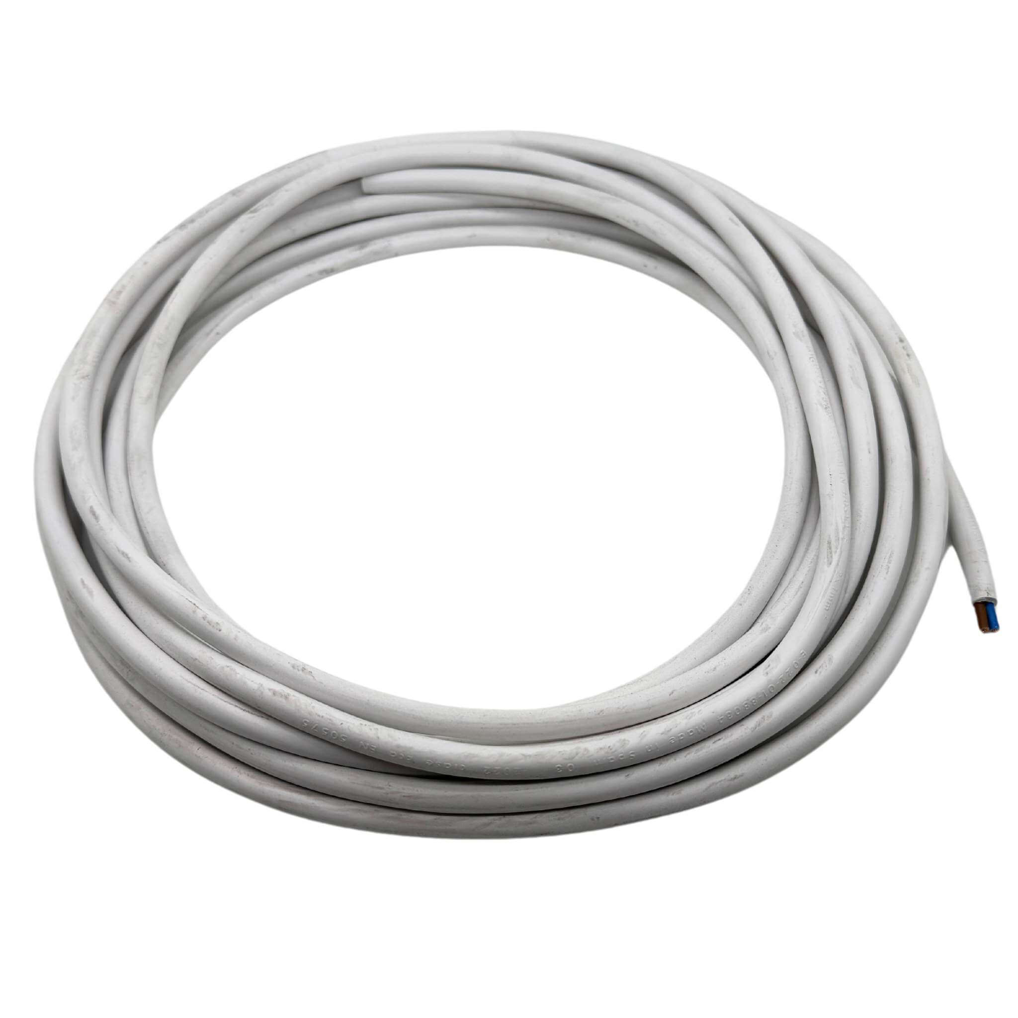 Câble souple 2 conducteurs H05VVF 0,75mm² x5 mètres 5 Cable H05VVF2 souple à 2 conducteurs