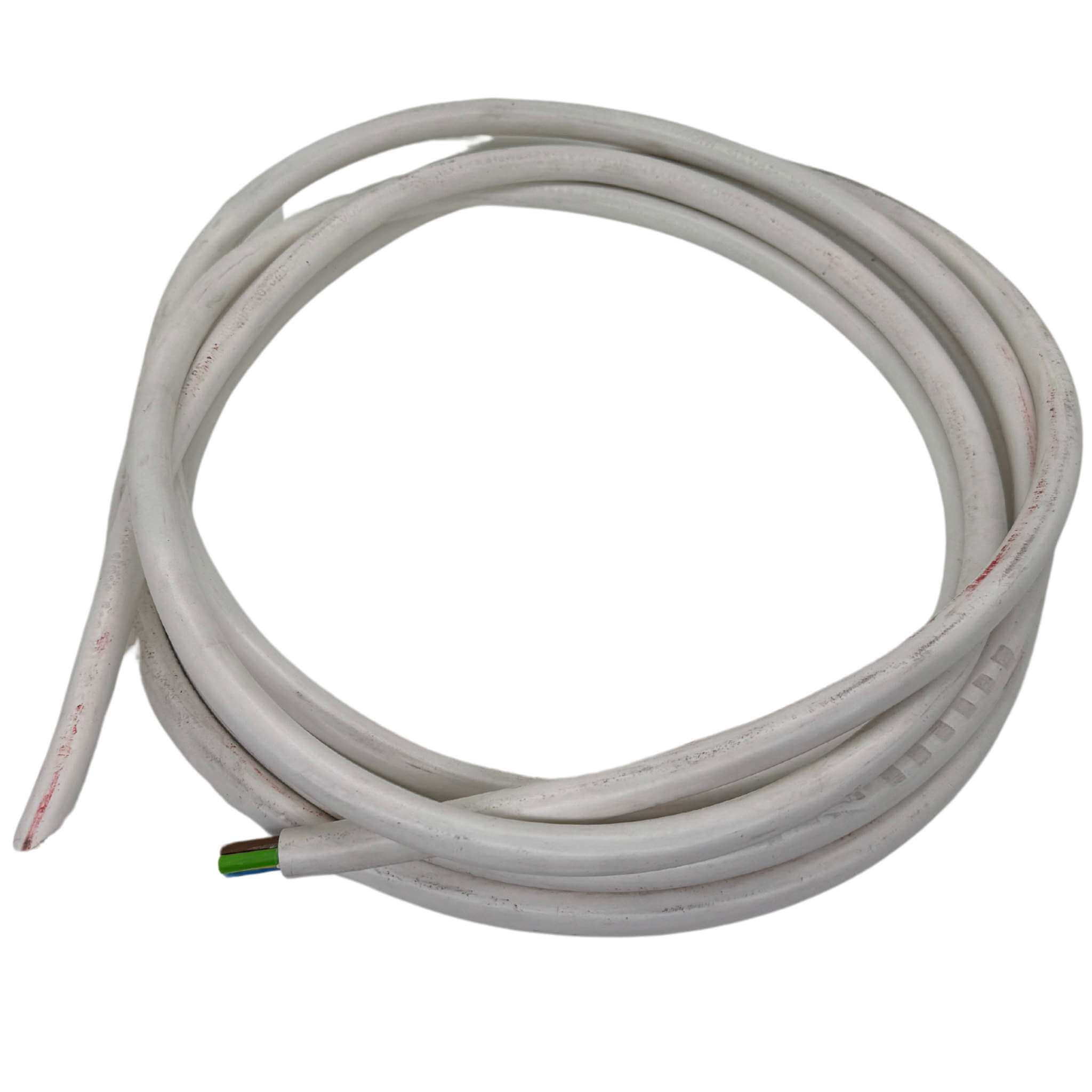 Cable souple 3 conducteurs H05VVF 0,75mm² x5 mètres 4 Cable H05VVF2 souple à 3 conducteurs