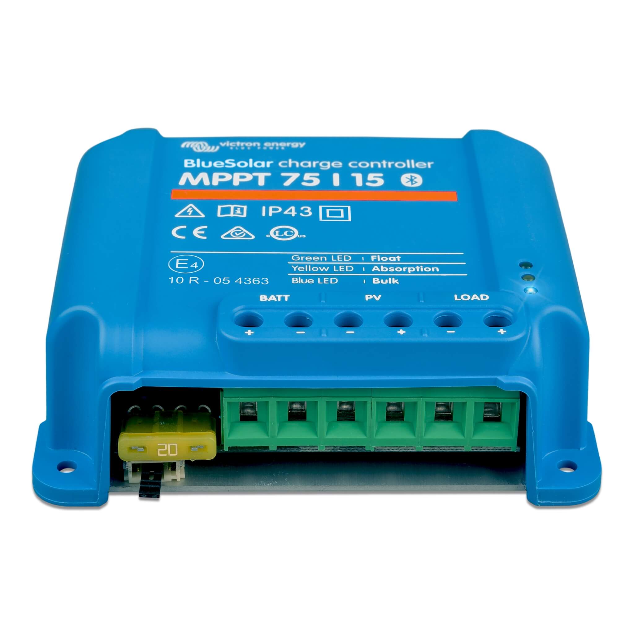 MPPT BlueSolar 75/15 Victron 220W 2 MPPT 75 10 Victron Energy pour Van Aménagé