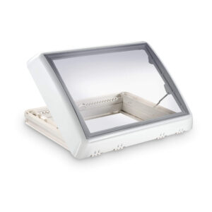 Lanterneau Dometic Midi Heki FL 700 x 500 mm à manivelle blanc