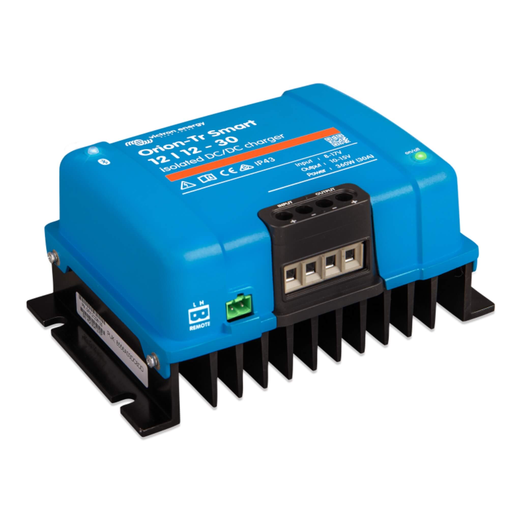 Chargeur Orion-Tr Smart 12/12 30A isolé Victron Energy 3 Orion smart isole 1212 30A pour van aménagé