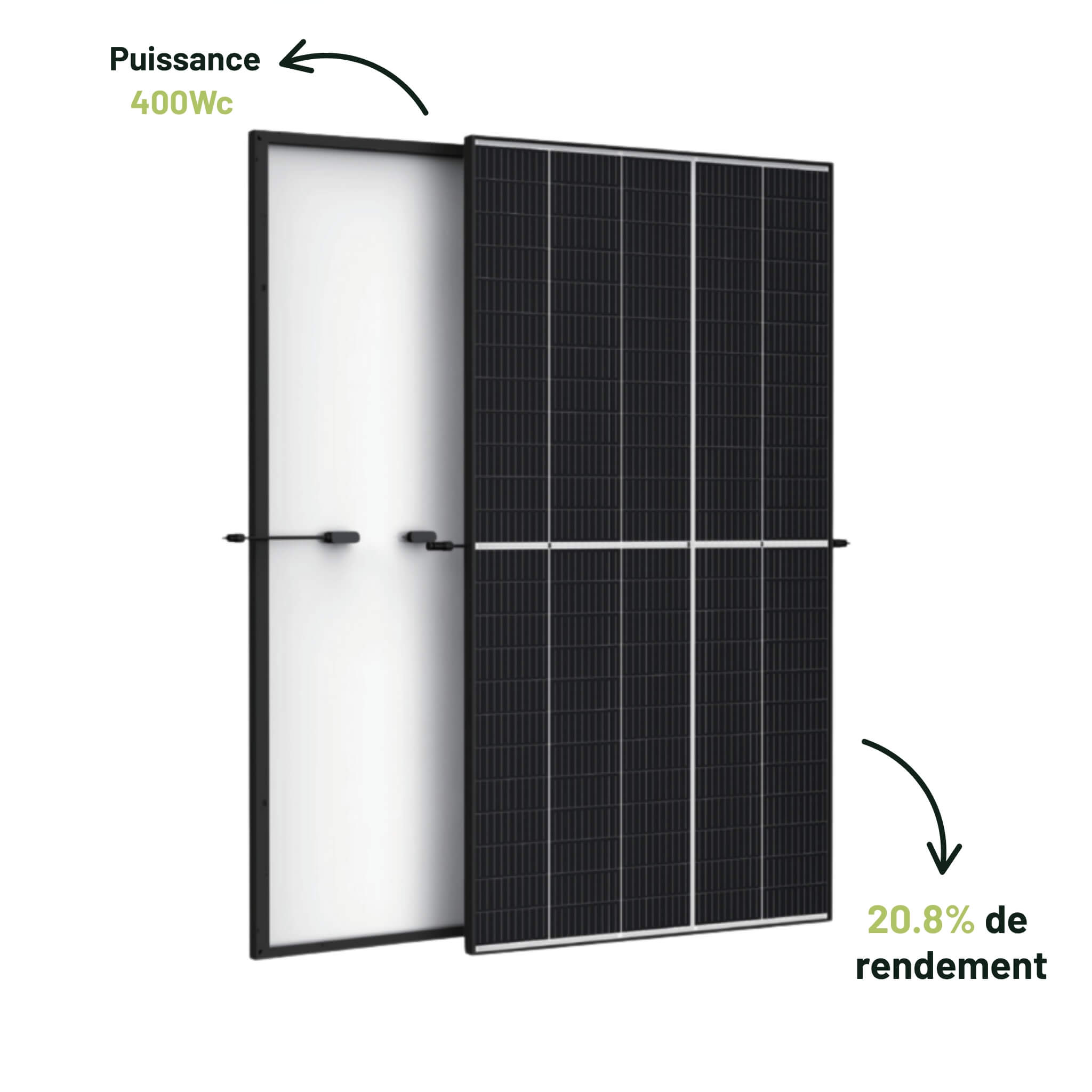 Panneau Solaire Trina Solar 400Wc 2 Panneau Solaire 400Wc Trina Solar avec rendement de 20.8%