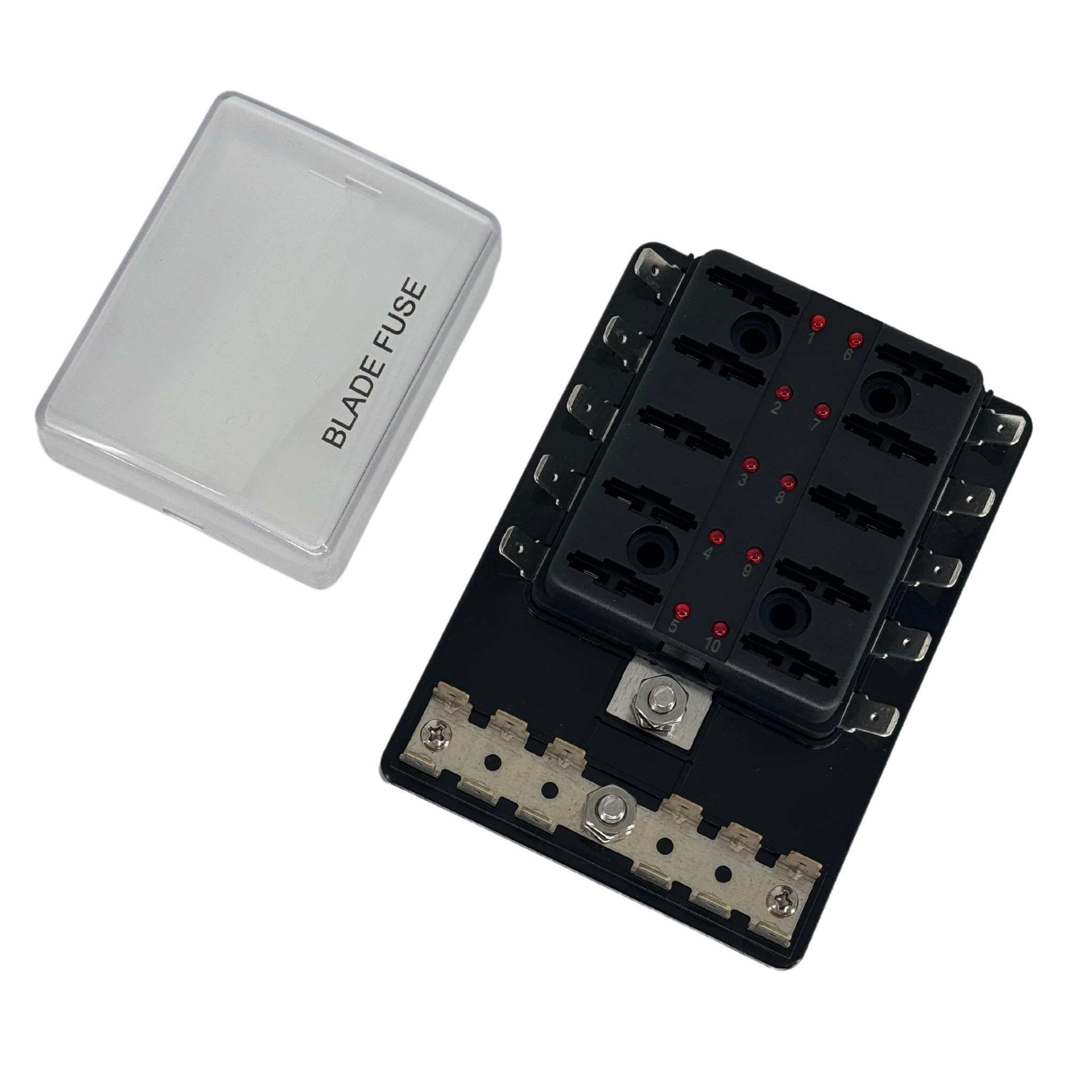 Porte-Fusible 10 voies 12V 2 Porte fusible 10 voies circuit electrique en van