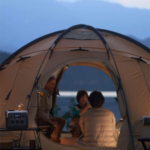 Batterie Nomade, tente, camping