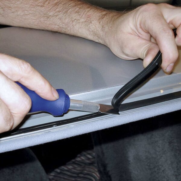 Serrage rapide avec la raclette a joints