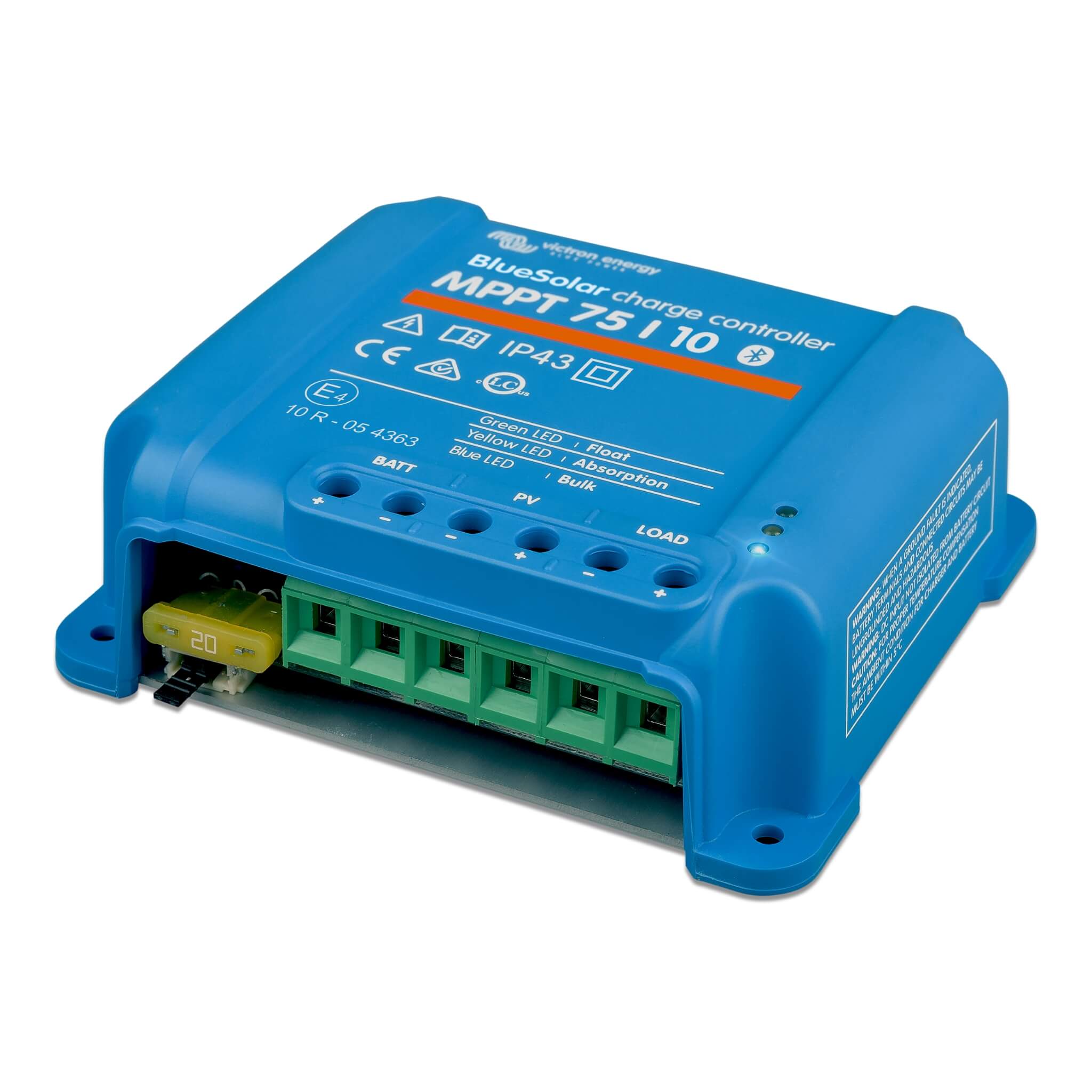 MPPT BlueSolar 75/10 Victron 145W 5 Regulateur solaire Smartsolar MPPT 75 10 pour panneaux solaires
