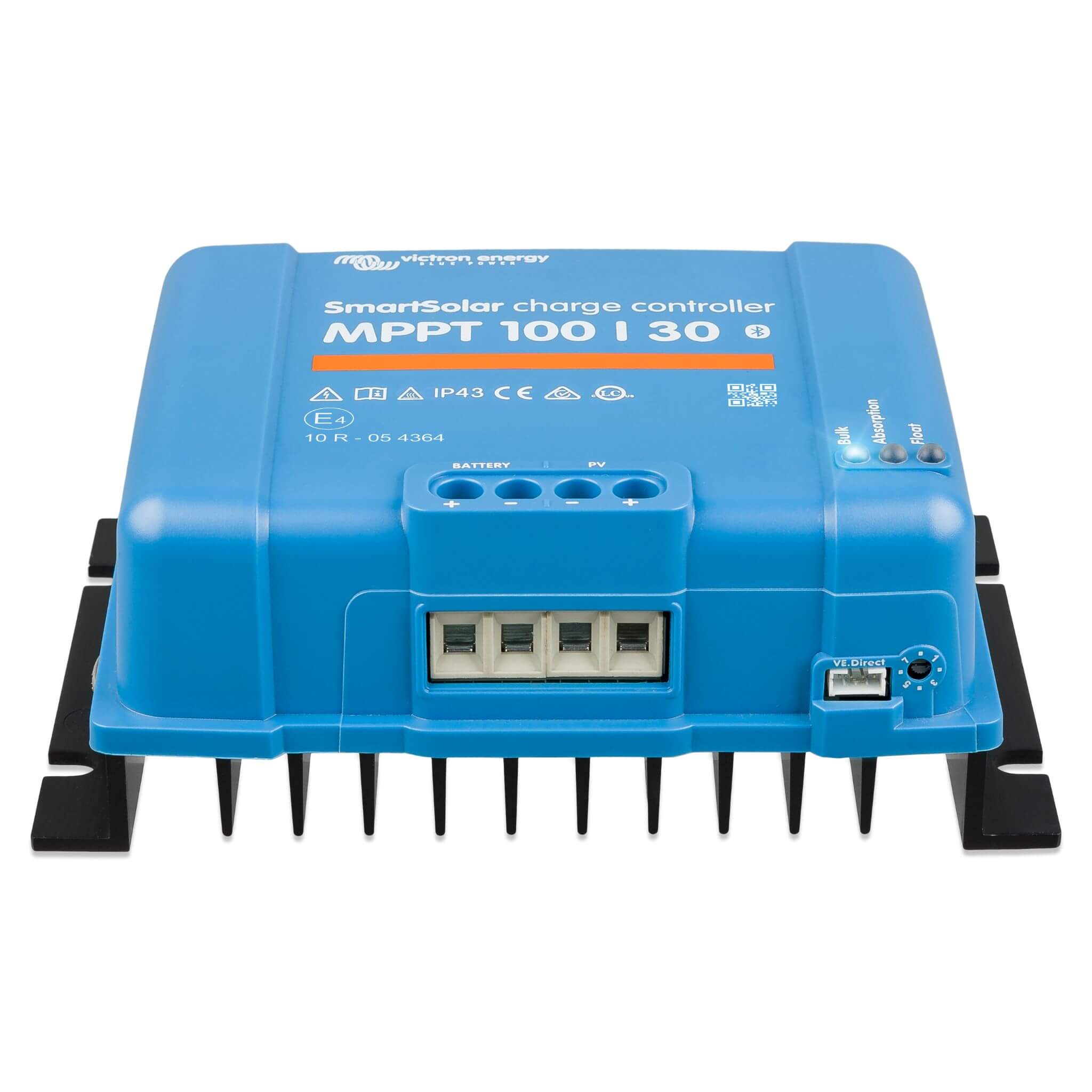 MPPT SmartSolar 100/30 Victron 5 Vue dessus smartsolar, branchement