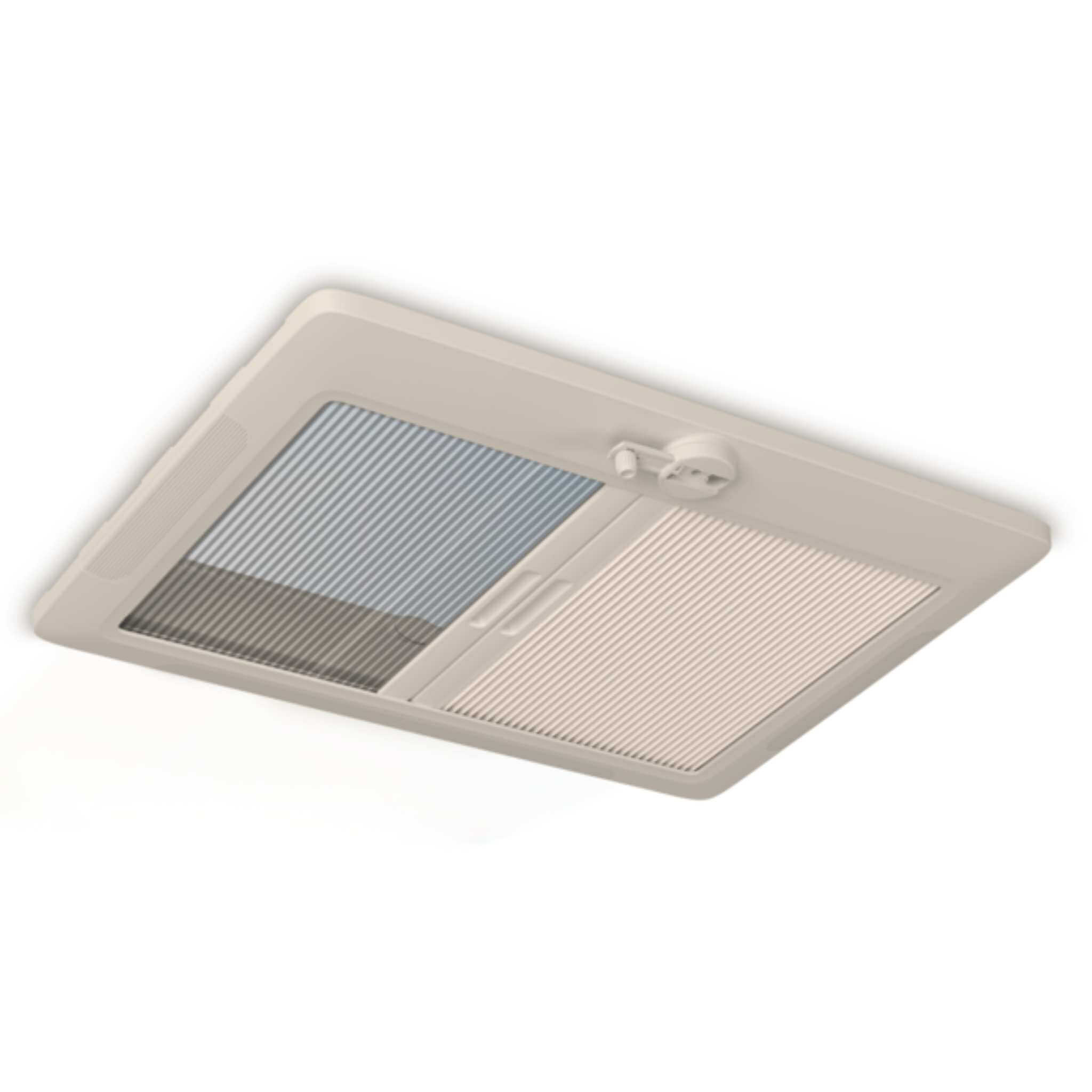 Lanterneau Dometic Midi Heki FL 700 x 500 mm à manivelle gris 5 Midi Heki Lanterneau à manivelle avec volet et moustiquaire
