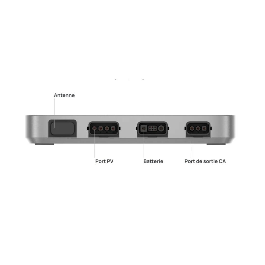 Ecoflow PowerStream Micro Onduleur 800W 3 Vue arrière powerstream, Ecofflow