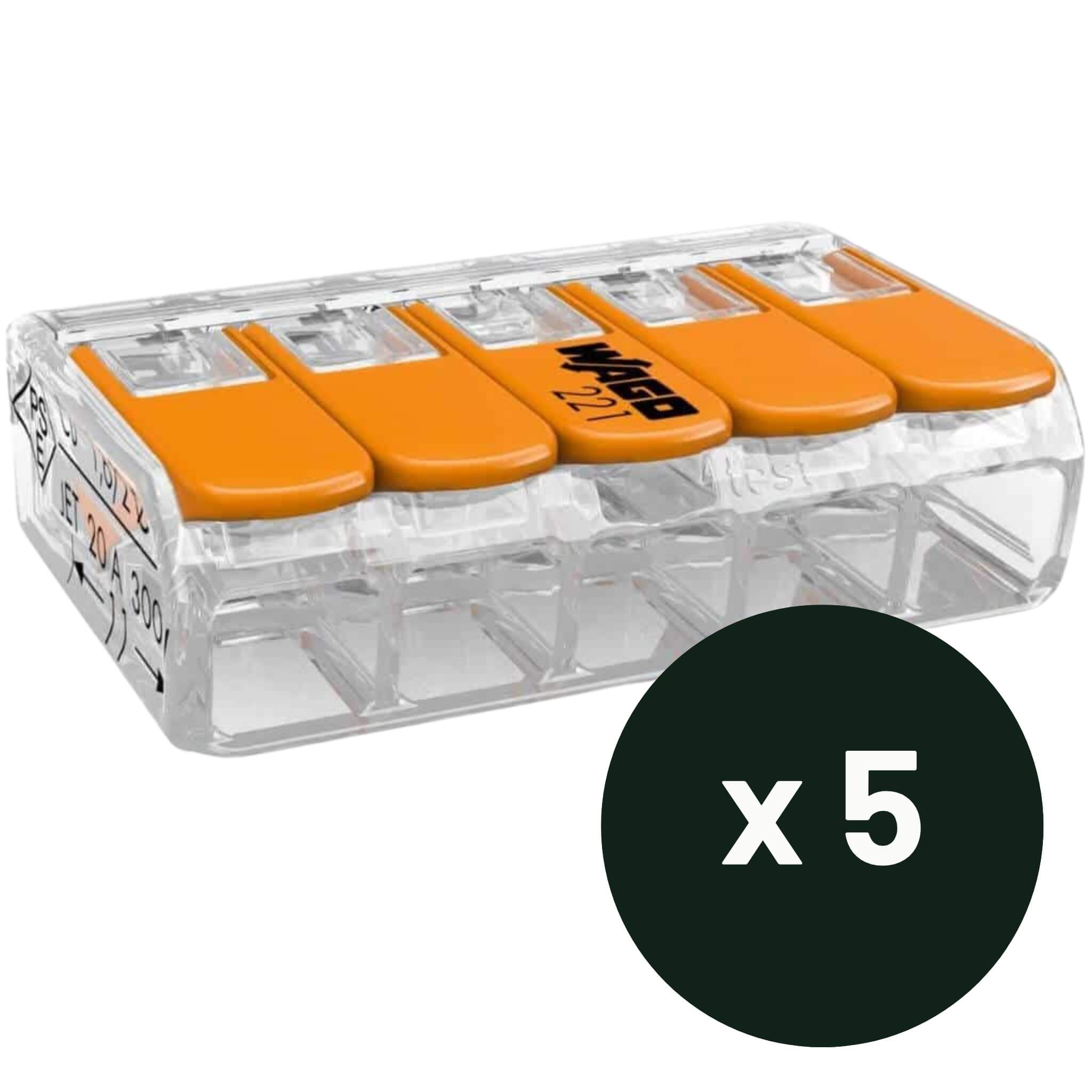 WAGO 221-415 : Lot de 5 1 WAGO 221-415 : Lot de 5