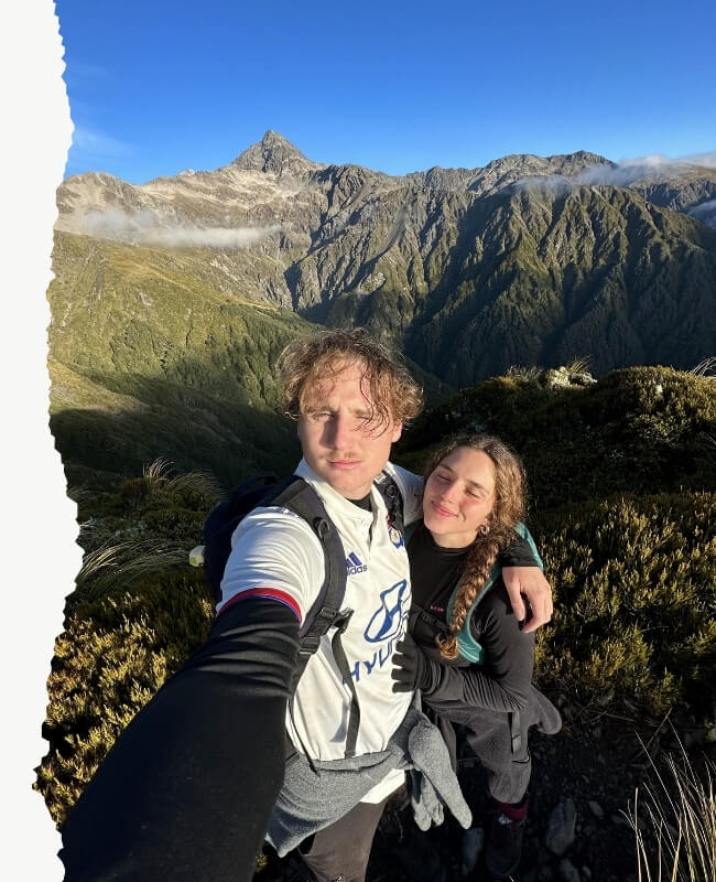 8 mois de voyage en van en Nouvelle-Zélande : l'histoire d'Anaïs et Valentin 5 anais valentin reve van