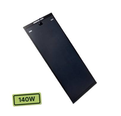 Panneau solaire Antarion Aero Black 140W avec pour van aménagé