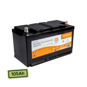 Batterie auxiliaire AGM Antarion Compact 105 Ah pour installation embarquée