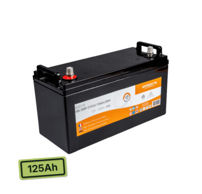 Batterie auxiliaire Gel Antarion 125 Ah pour installation embarquée