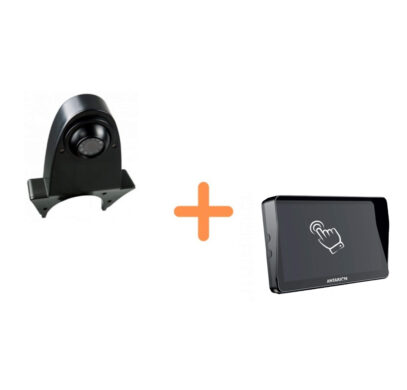 Kit caméra de recul Antarion noire avec écran pour van et camping-car