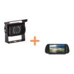 Kit caméra de recul Antarion noire avec Écran Rétroviseur HD pour van et camping-car