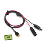 Rallonge solaire pour connecter batterie nomade et modules photovoltaïques avec le Câble XT60 vers MC4 5 mètres 4mm²