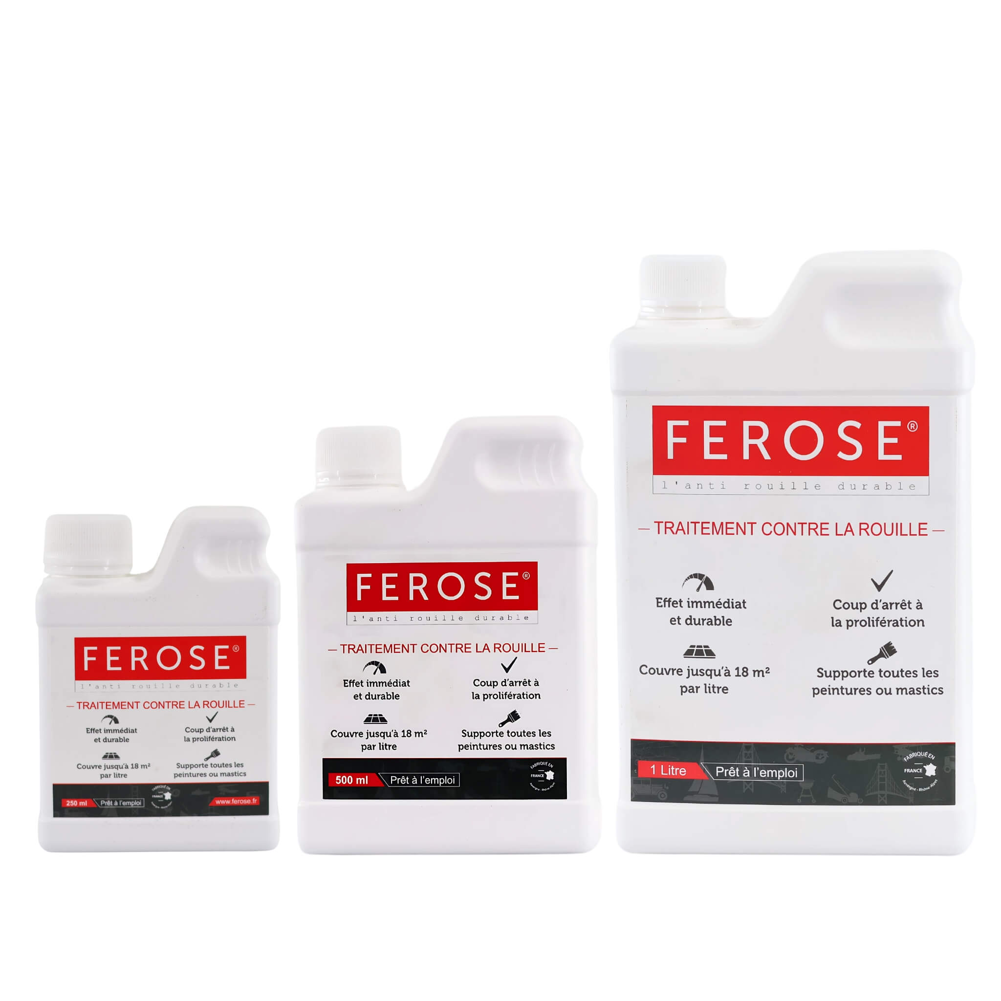 Antirouille Ferose 250 ml 4 antirouille, convertisseur de rouille