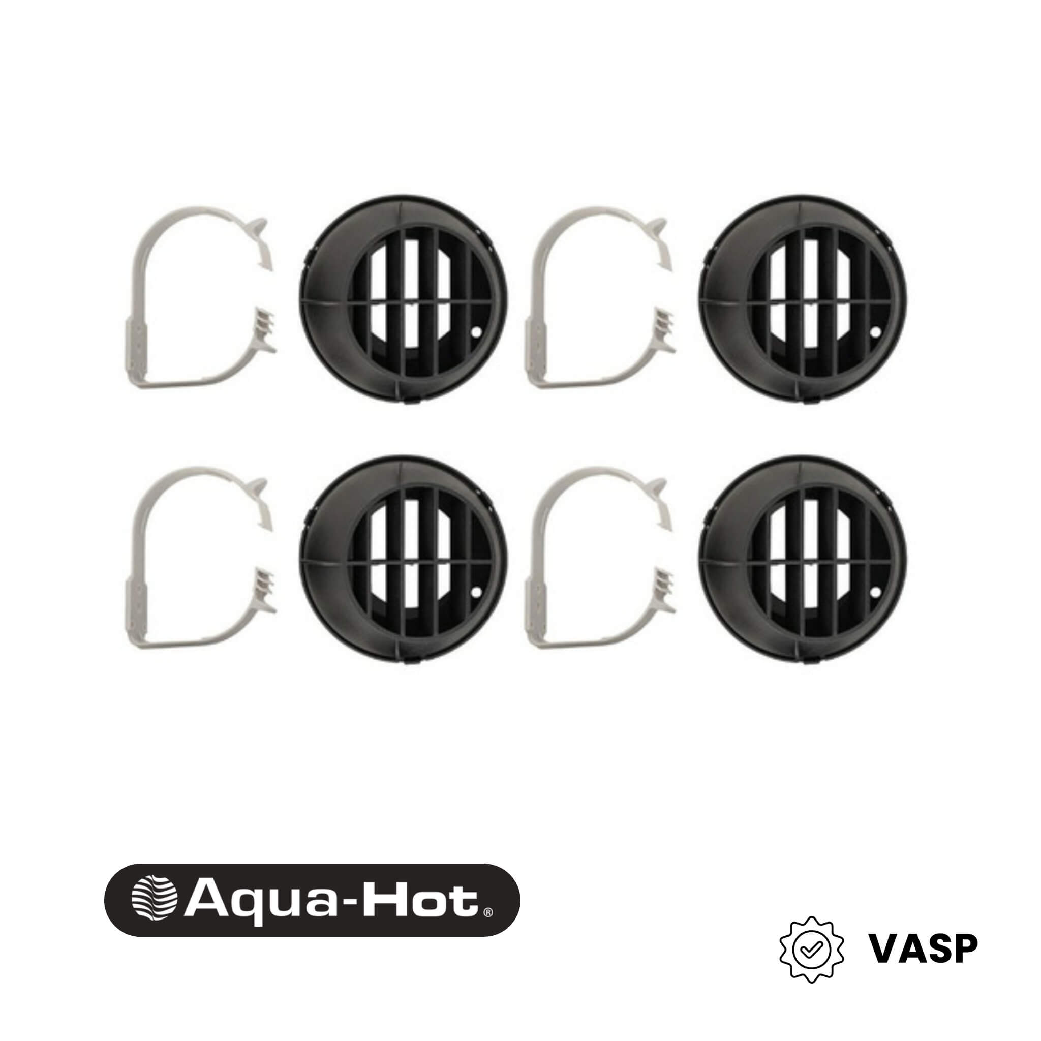 Aqua Hot Gen 1 P6 E Gaz et Électrique 6 kW 7 Sortie d’air chaud Aqua-Hot P6 E avec conduits de ventilation