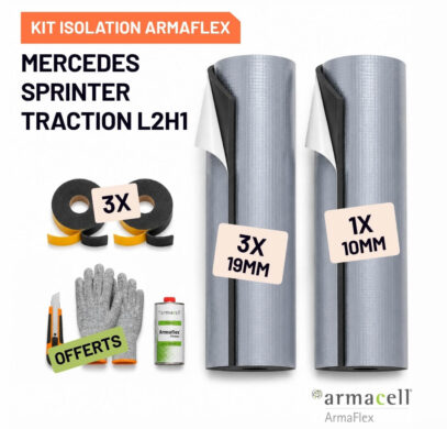 Pack isolation Armaflex AF Mercedes Sprintert Traction L2H1