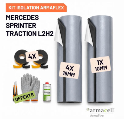 Pack isolation Armaflex AF Mercedes Sprinter Traction L2H2