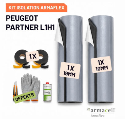 Pack isolation Armaflex AF Peugeot Partner L1H1