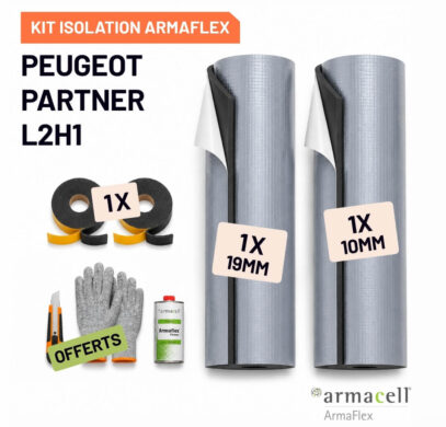 Pack isolation Armaflex AF Peugeot Partner L2H1