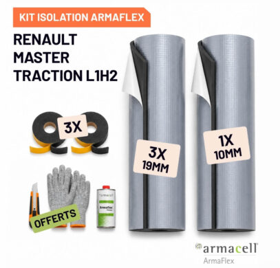 Pack isolation Armaflex AF Renault Master Traction L1H2
