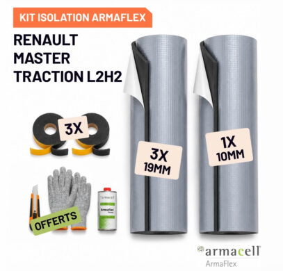 Pack isolation Armaflex AF Renault Master Traction L2H2