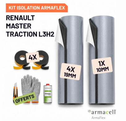 Pack isolation Armaflex AF Renault Master Traction L3H2