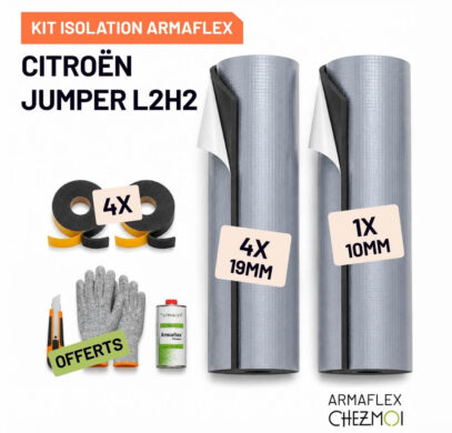 Pack isolation Armaflex ChezMoi Citroën jumper L2H2