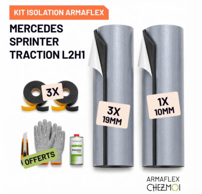 Pack isolation Armaflex ChezMoi Mercedes Sprinter Traction L2H1